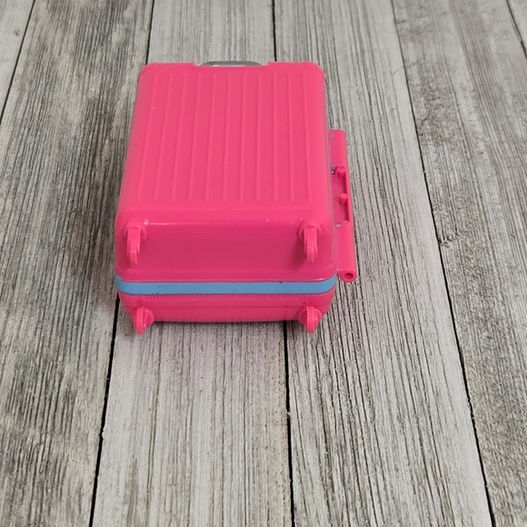 Barbie Pink Toy Replacement Passport Suitcase No Acessories Mattel - Picture 5 of 7